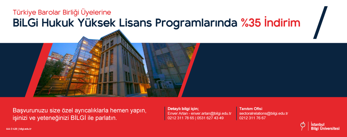 BiLGi Hukuk Yüksek Lisas Programlarında %35 indirim