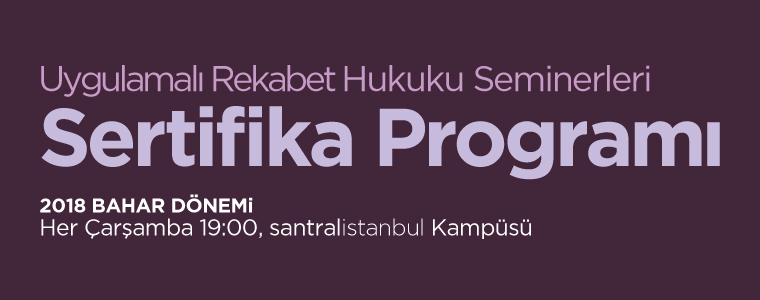 Uygulamalı Rekabet Hukuku Sertifika Programı