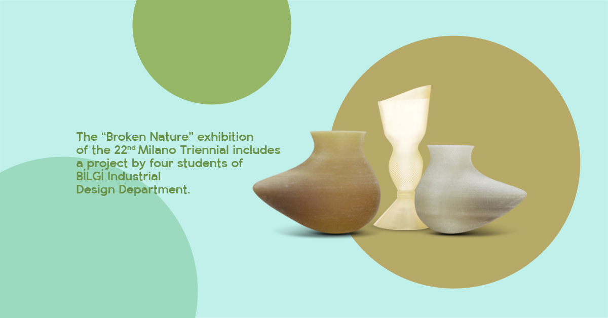 Students of BİLGİ Industrial Design at the 22nd Milano Triennial