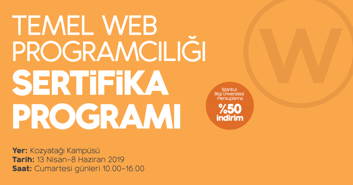 Temel Web Programcılığı Sertifika Programı