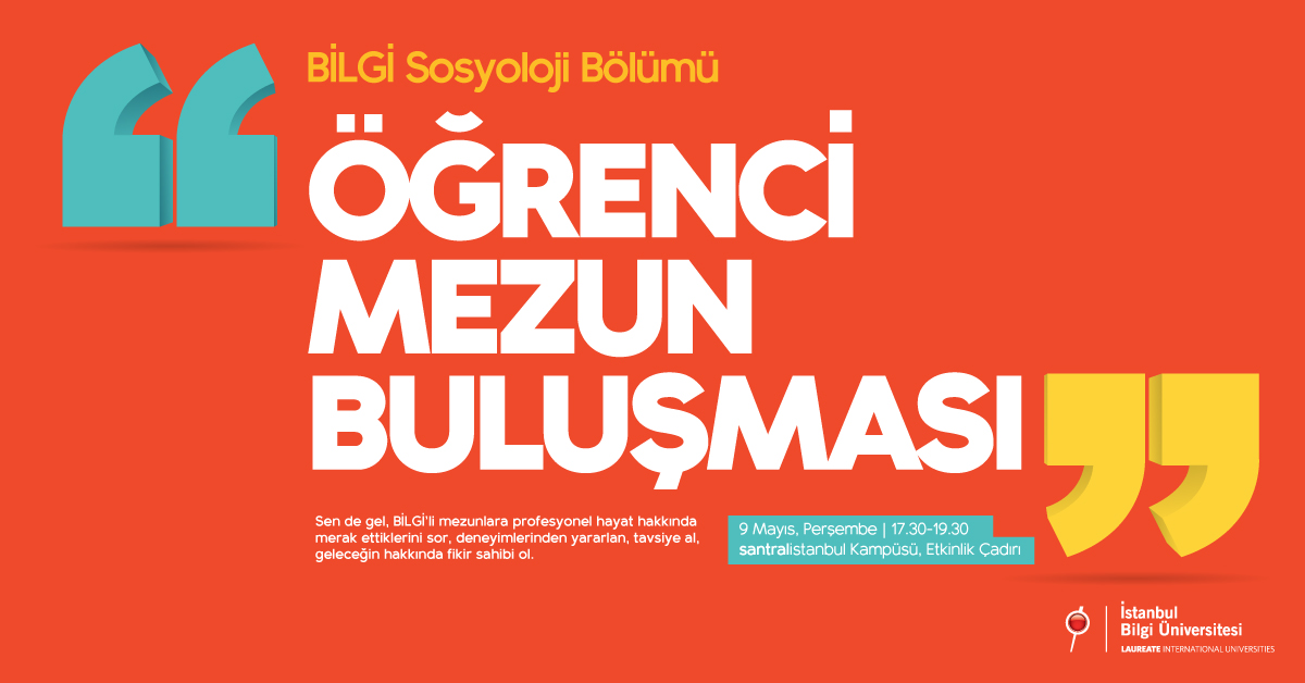 Sosyoloji Bölümü Öğrenci-Mezun Buluşması