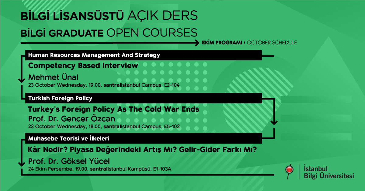 BİLGİ Graduate Open Courses