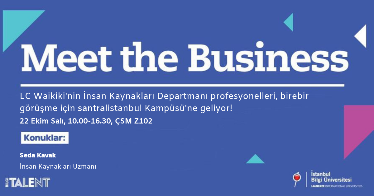 BİLGİTalent Sektör Buluşmaları: “Meet the Business”