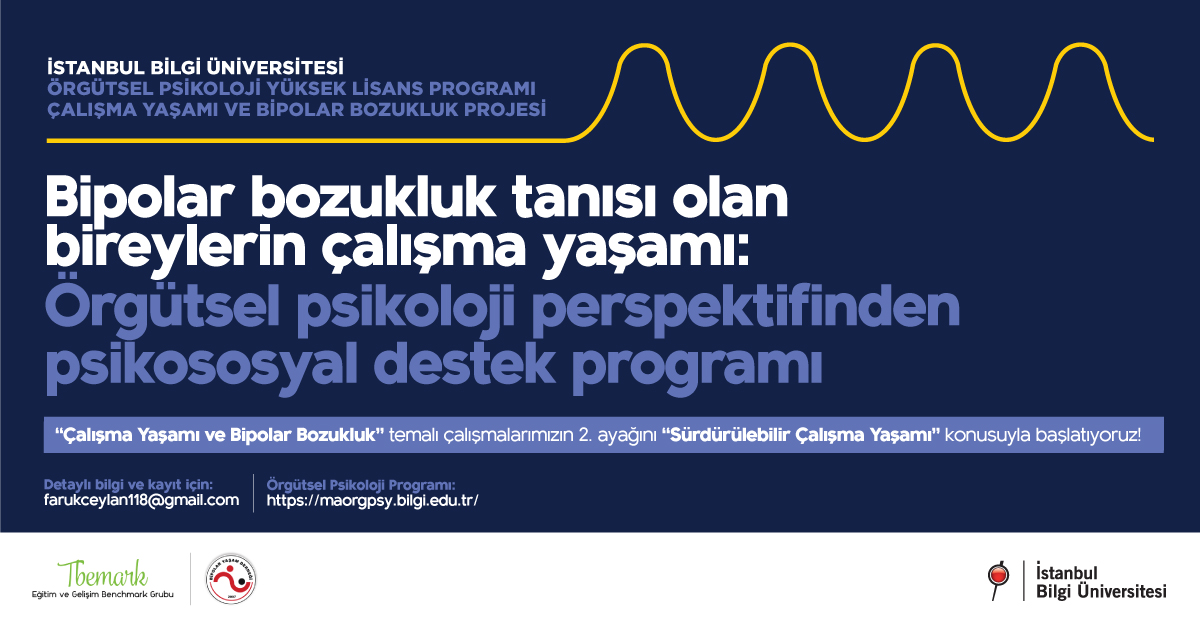 Bipolar Bozukluk Tanısı Olan Bireylerin Çalışma Yaşamı:  Örgütsel Psikoloji Perspektifinden Psikososyal Destek Programı