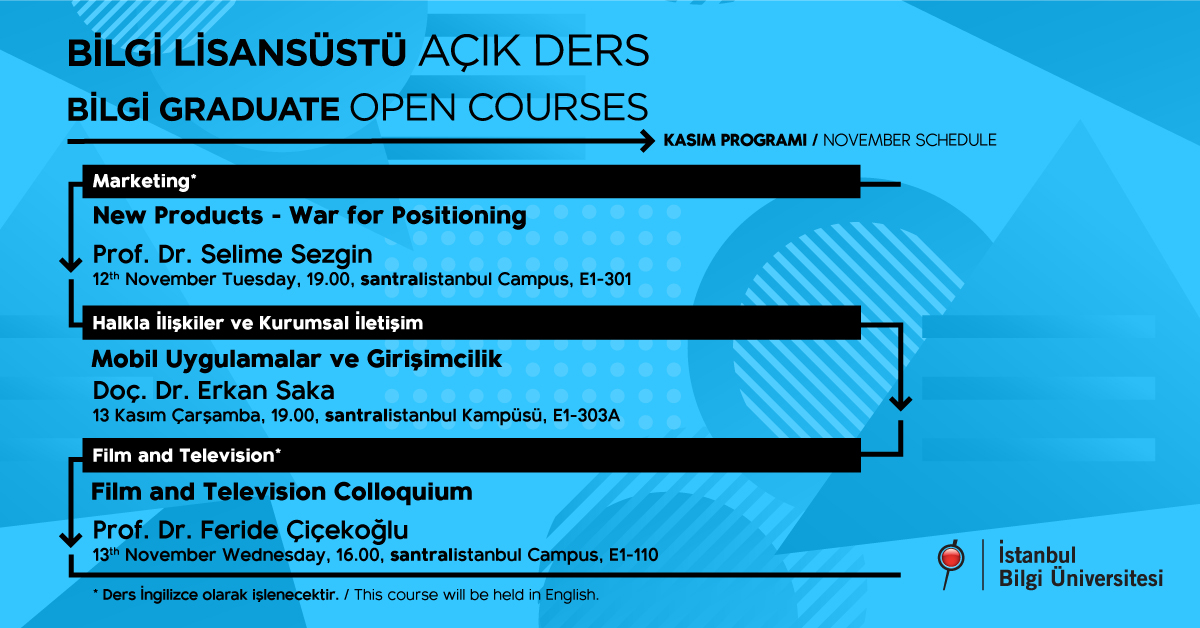 BİLGİ Graduate Open Courses BİLGİ Graduate Open Courses
