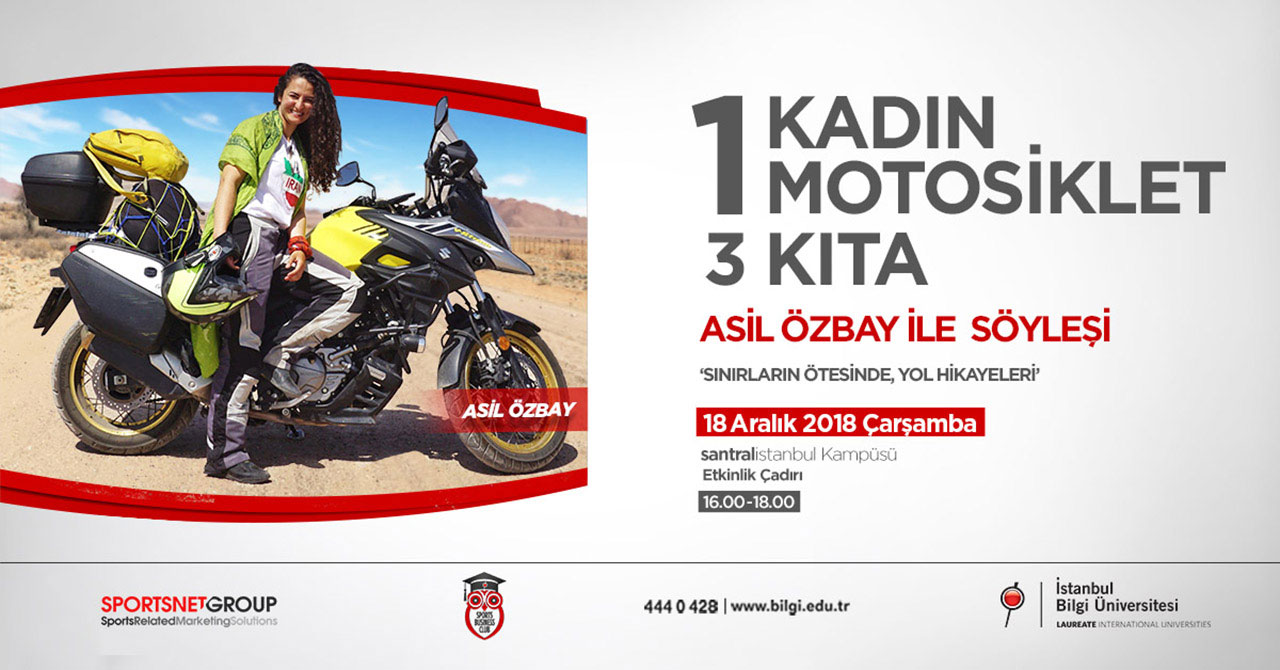 Söyleşi: 1 Kadın, 1 Motosiklet, 3 Kıta