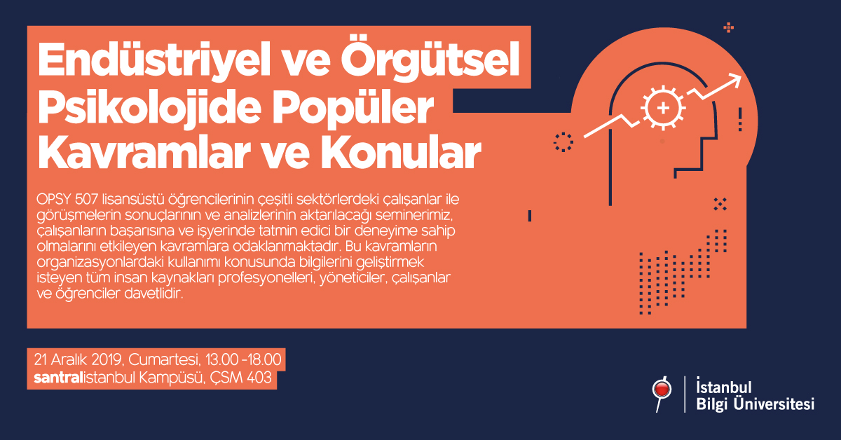 Seminer: Endüstriyel ve Örgütsel Psikolojide Popüler Kavramlar ve Konular