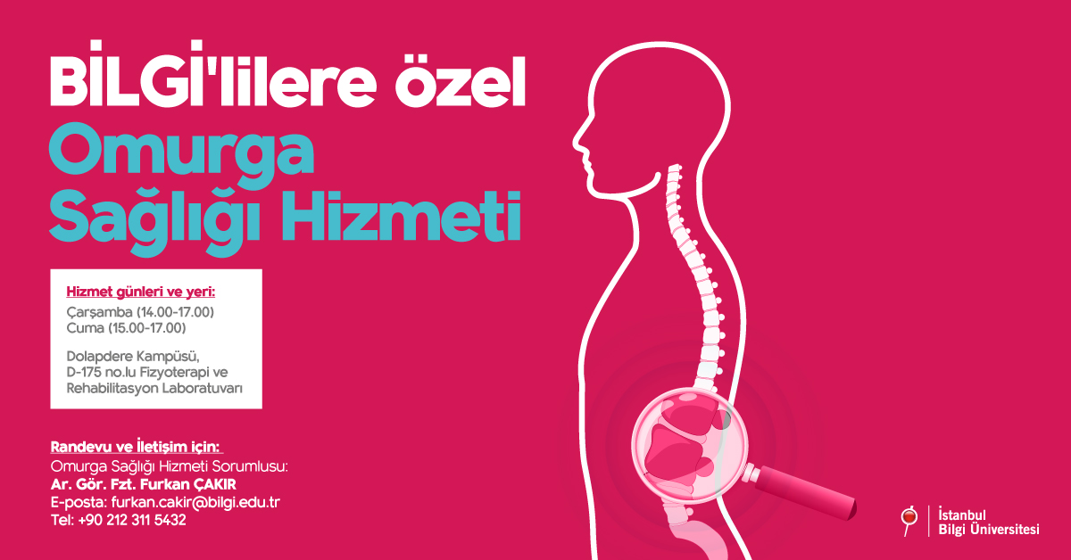 BİLGİ Fizyoterapi ve Rehabilitasyon Bölümü’nden Omurga Sağlığı Hizmeti