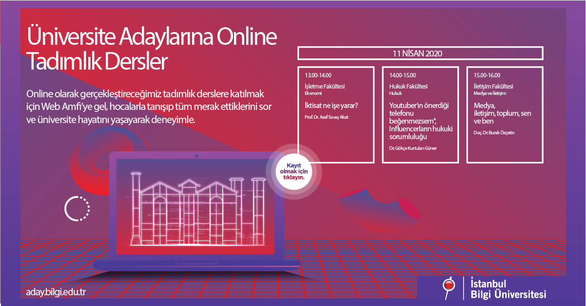 Üniversite Adaylarına Tadımlık Dersler