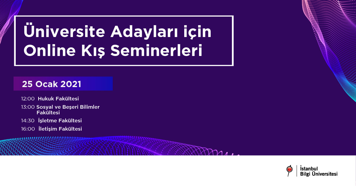 BİLGİ'den Üniversite Adayları için Online Kış Seminerleri