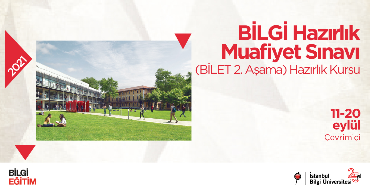 BİLGİ Hazırlık Muafiyet Sınavı  (BİLET 2. Aşama) Hazırlık Kursu