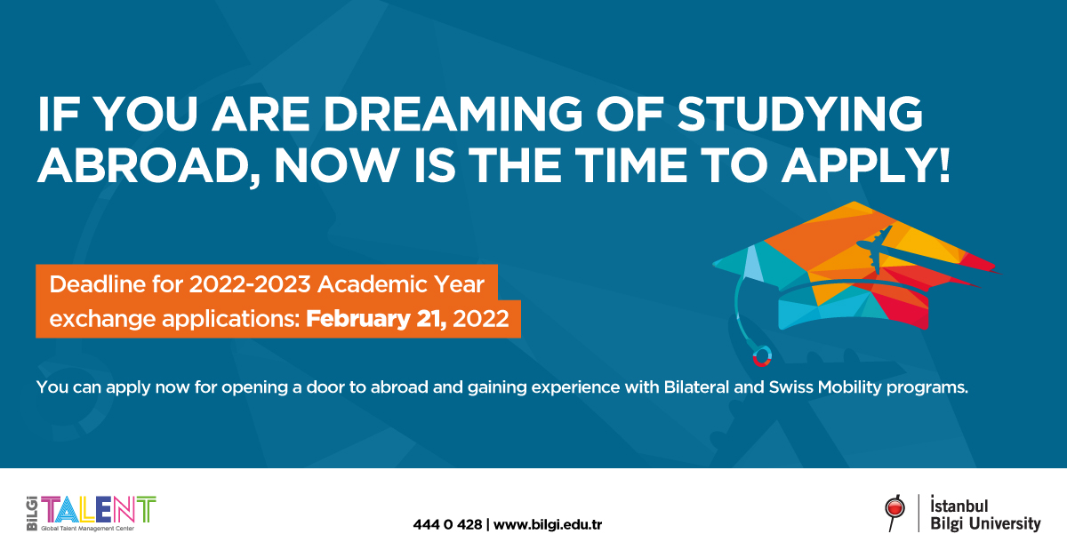 If you are dreaming of studying abroad, now is the time to apply!