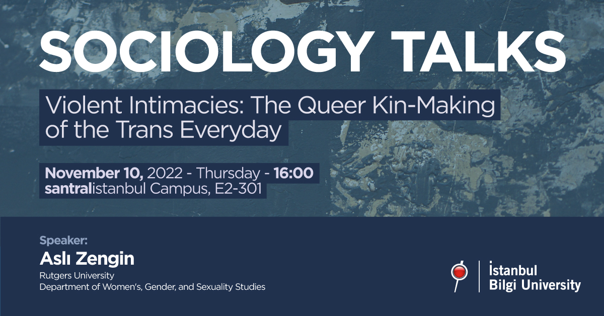 SOCIOLOGY TALKS: Violent Intimacies