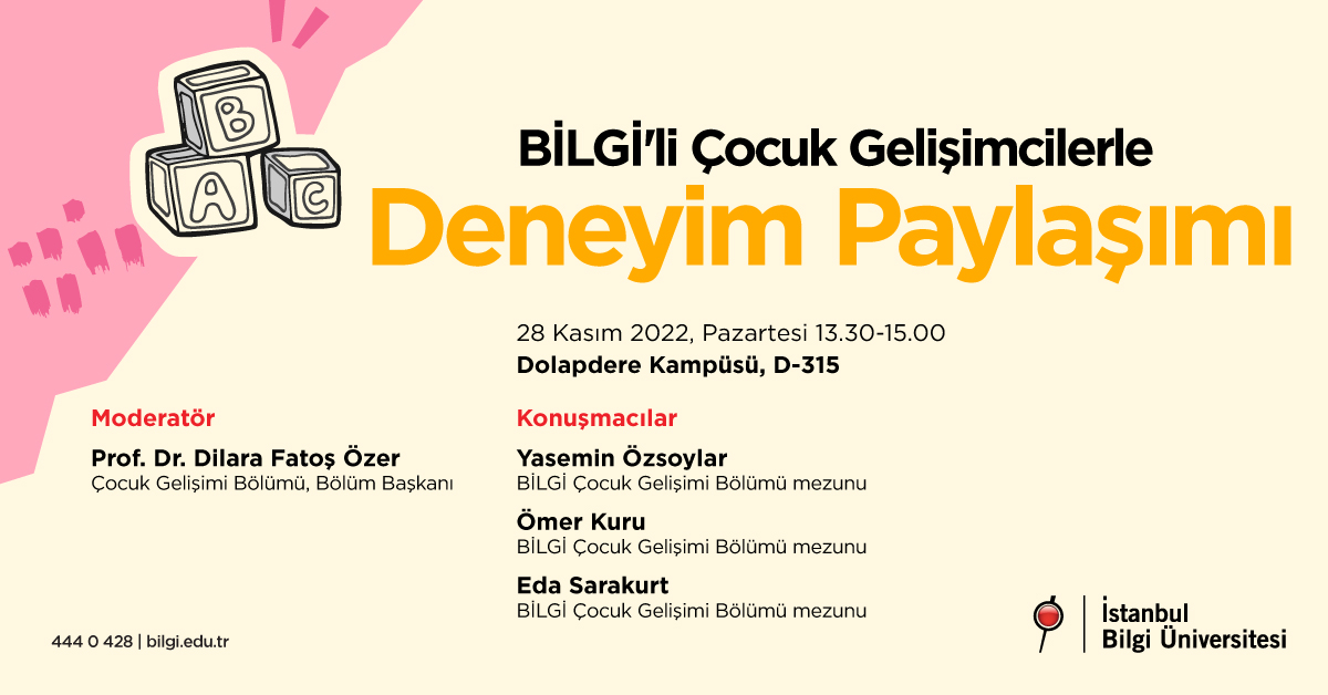 BİLGİ’li Çocuk Gelişimcilerle Deneyim Paylaşımı