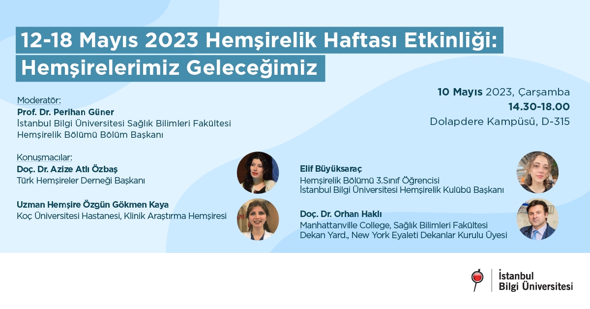 12-18 Mayıs 2023 Hemşirelik Haftası Etkinliği: Hemşirelerimiz Geleceğimiz