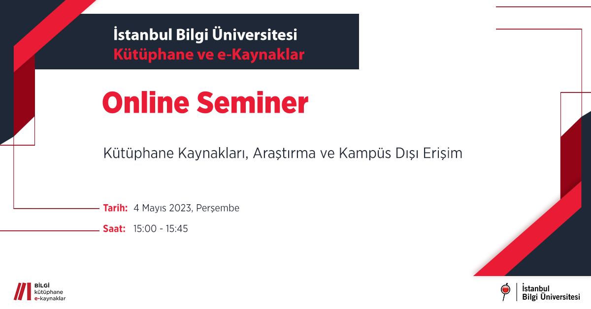 Kütüphane Kaynakları, Araştırma ve Kampüs Dışı Erişim