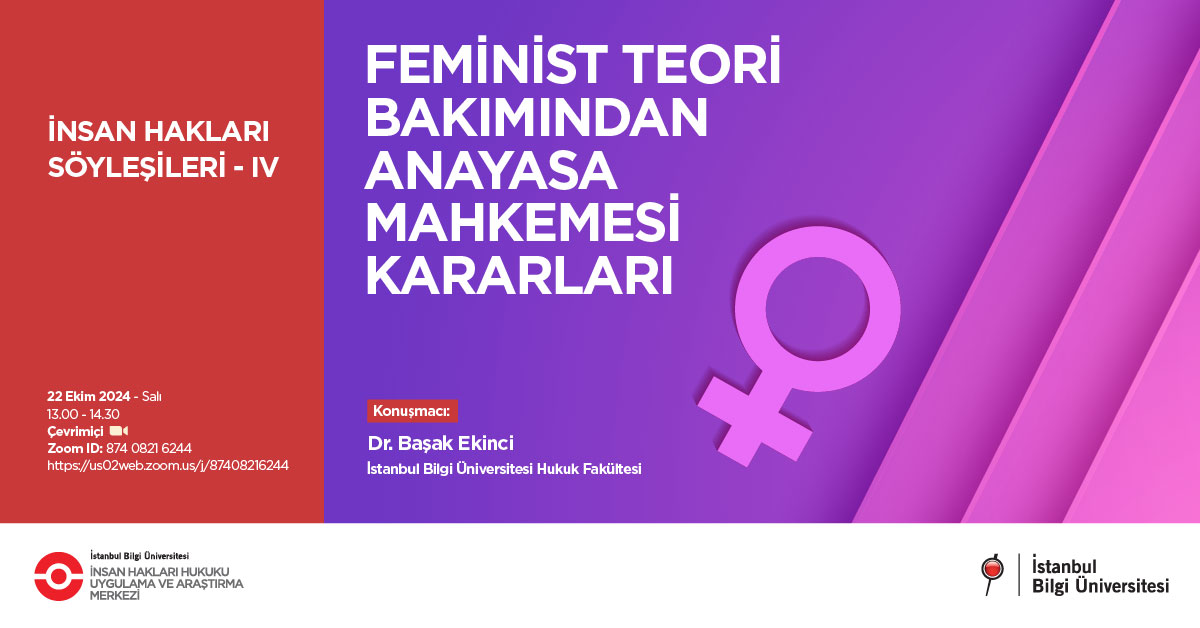 İnsan Hakları Söyleşileri - IV: Feminist Teori Bakımından Anayasa Mahkemesi Kararları