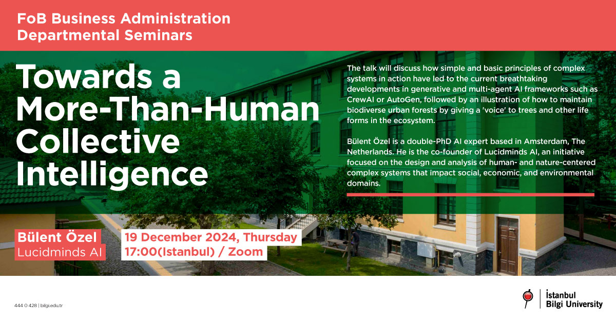 FoB Business Administration Departmental Seminars: Towards a More- Than- Human Collective Intelligence