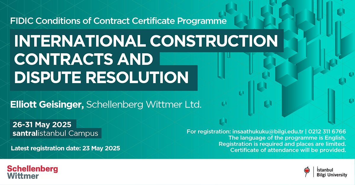 FIDIC Conditions of Contract Certificate Programme: International Construction Contracts and Dispute Resolution