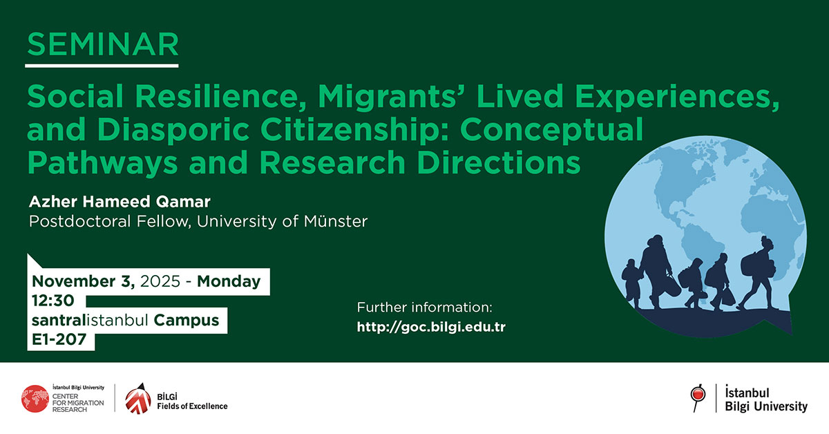 Seminar: Social Resilience, Migrants’ Lived Experiences, and Diasporic Citizenship: Conceptual Pathways and Research Directions