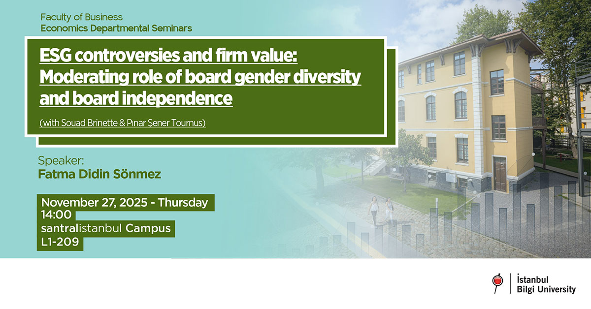 ESG controversies and firm value: Moderating role of board gender diversity and board independence with Souad Brinette & Pınar Şener Tournus