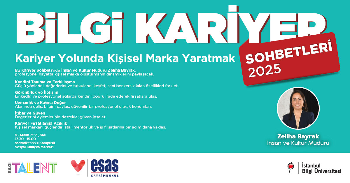 BLGİ Talent Kariyer Sohbetleri - Kariyer Yolunda Kişisel Marka Yaratmak