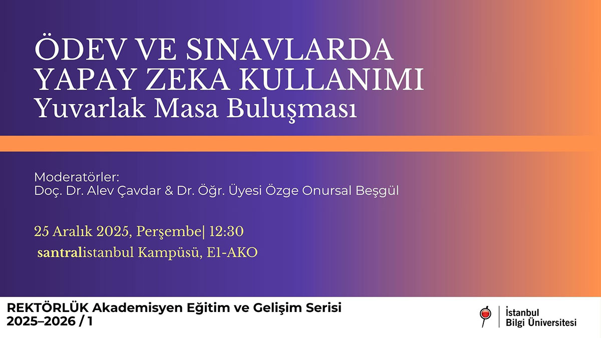 Ödev ve Sınavlarda Yapay Zeka Kullanımı - Yuvarlak Masa Buluşması