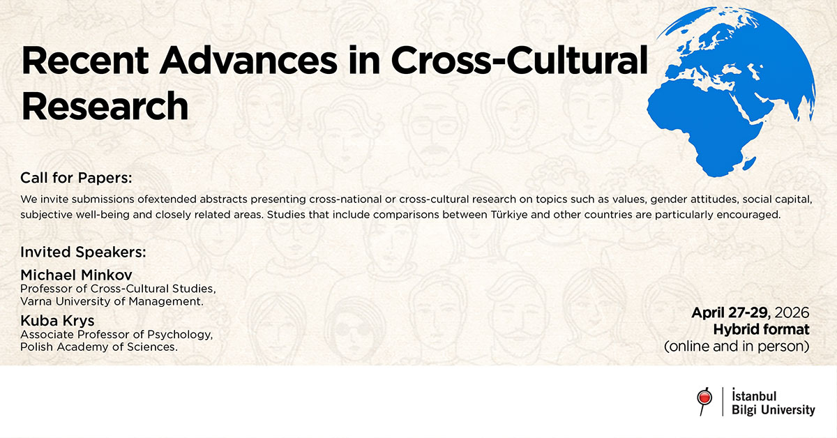 Recent Advances in Cross-Cultural Research Conference