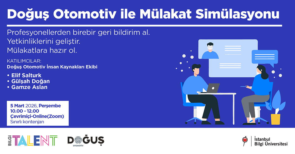 BİLGİ Talent - Doğuş Otomotiv ile Mülakat Simülasyonu