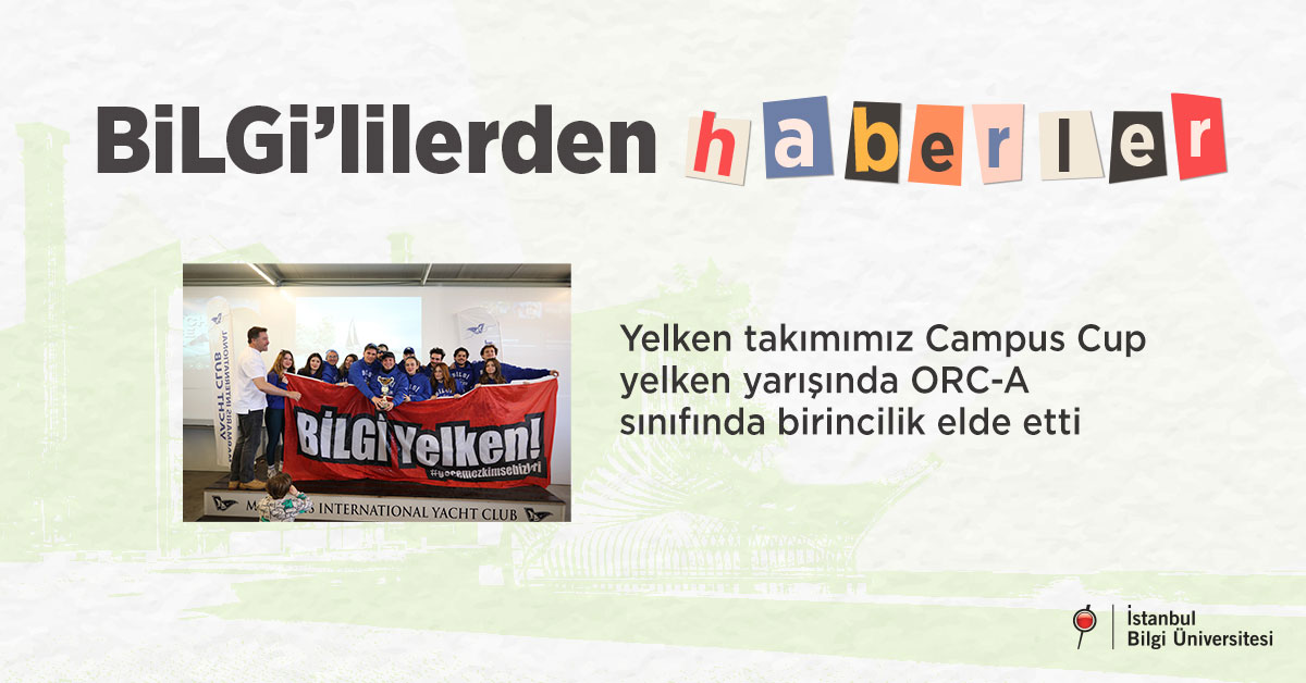 Yelken takımımız Campus Cup yelken yarışında ORC-A sınıfında birincilik elde etti