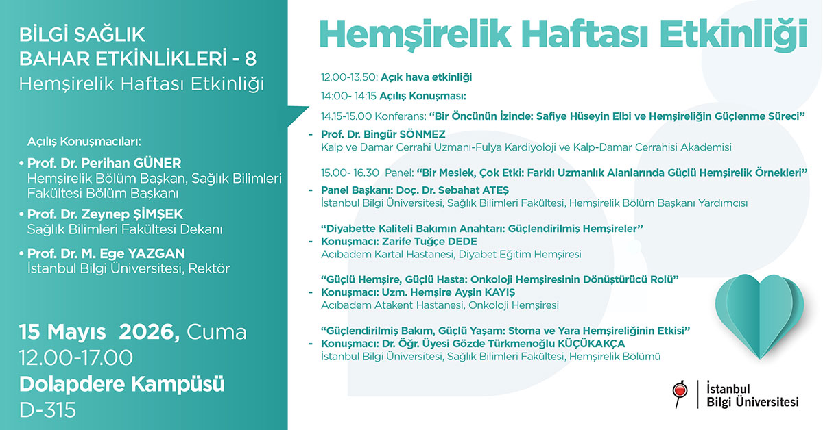 BİLGİ Sağlık Bahar Etkinlikleri – 8 Hemşirelik Haftası Etkinliği