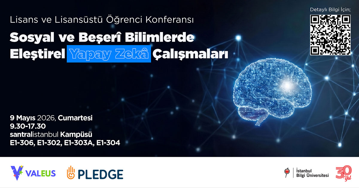 Tebliğ Çağrısı - Lisans ve Lisansüstü Öğrenci Konferansı Sosyal ve Beşeri Bilimlerde Eleştirel Yapay Zeka Çalışmaları