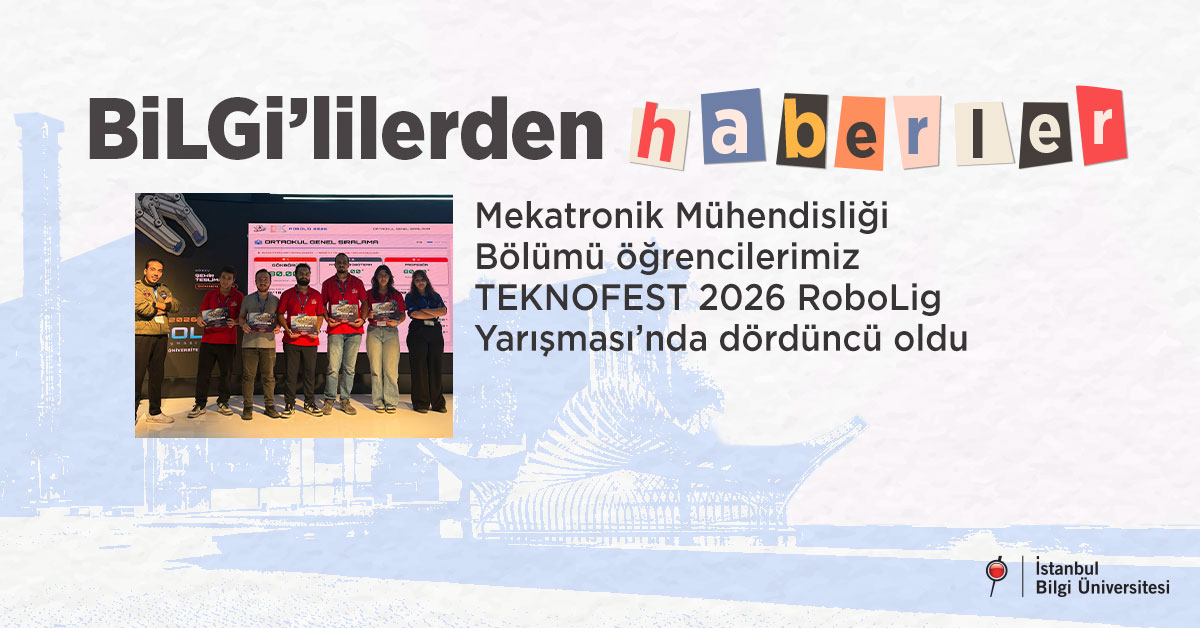 Mekatronik Mühendisliği Bölümü öğrencilerimiz TEKNOFEST 2026 RoboLig Yarışması’nda dördüncü oldu