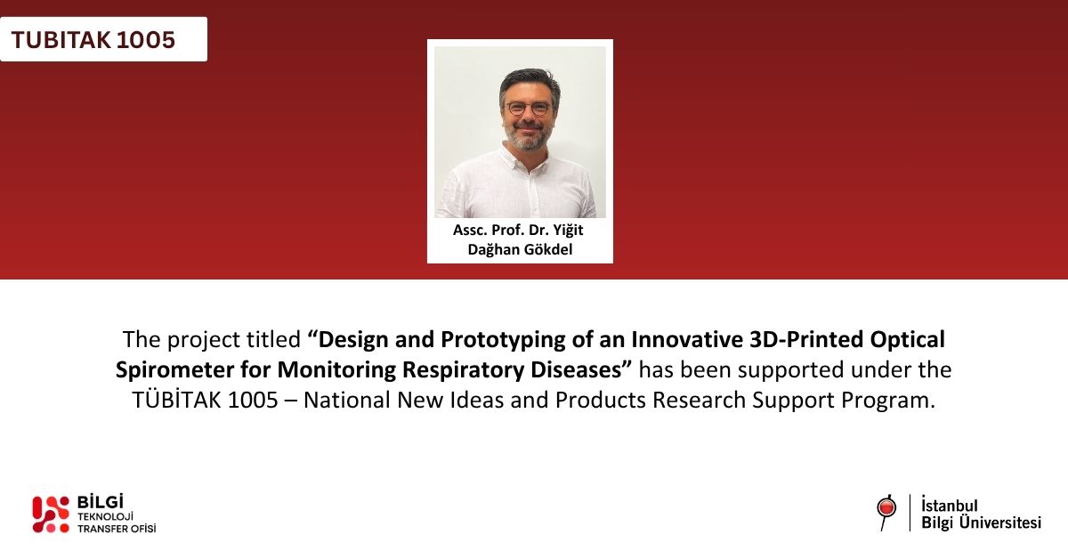 Assoc. Prof. Yiğit Dağhan Gökdel’s innovative respiratory measurement device project receives TÜBİTAK funding